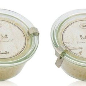 2 New Sabon - Vanilla - Dead Sea Bath Salt- Full Size $86
